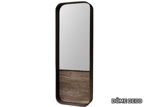 AGA - Mirror with aluminium and marble frame _ DÔME DECO
