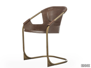 ZAHIR - Cantilever leather chair _ ENNE