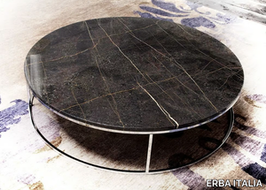 LAMP COFFEE - Round low coffee table for living room _ ERBA ITALIA