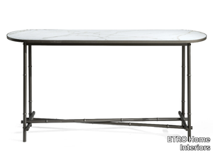 DALÌ - Oval brass console table _ ETRO Home Interiors