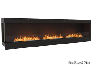 FLEX 122RC - Bioethanol steel Fireplace insert with Panoramic Glass _ EcoSmart Fire