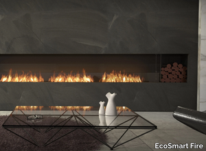 FLEX 158SS BX2 - Bioethanol steel Fireplace insert with Panoramic Glass _ EcoSmart Fire