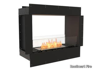 FLEX 32DB - Double-sided Bioethanol steel Fireplace insert with Panoramic Glass _ EcoSmart Fire