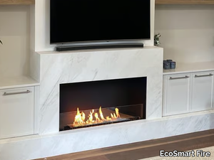 FLEX 42SS - Bioethanol glass and steel Fireplace insert _ EcoSmart Fire