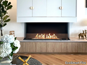 FLEX 50BY - Bioethanol steel Fireplace insert with Panoramic Glass _ EcoSmart Fire