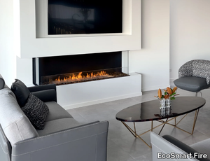 FLEX 68BY - Bioethanol steel Fireplace insert with Panoramic Glass _ EcoSmart Fire