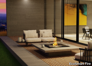 SQUARE 22 - Indoor/Outdoor built-in bioethanol fireplace _ EcoSmart Fire