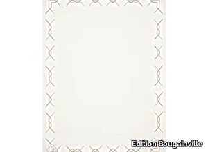 DELANO TWILL - Rectangular wool and silk rug with geometric shapes _ Edition Bougainville