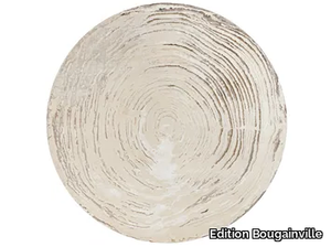 RINGS SANDCASTLE - Round wool and silk rug _ Edition Bougainville