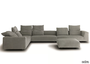 ABSOLU - Sectional fabric sofa _ edra