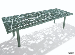 BAGHDAD - Aluminium table _ edra