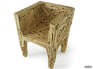 FAVELA - Wooden chair with armrests _ edra