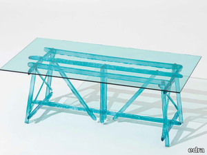 A’MARE - Rectangular polycarbonate outdoor table _ edra