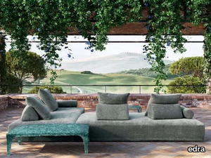 SHERAZADE OUTDOOR - Sectional foam garden sofa _ edra