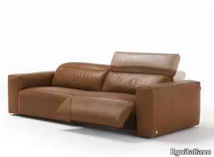 BEVERLY - 3 seater leather sofa with headrest _ Egoitaliano