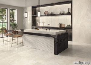 TELE DI MARMO ONYX IVORY - Porcelain stoneware wall/floor tiles with marble effect _ emilgroup