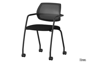 ALEGRIA - Fabric training chair with castors _ Ersa