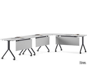 GAVINA - Modular laminate meeting table with cable management _ Ersa