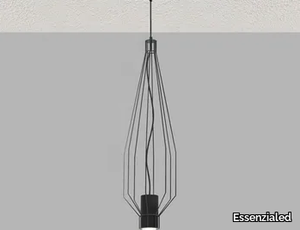 GABBIA 2 S - LED aluminium pendant lamp _ Essenzialed