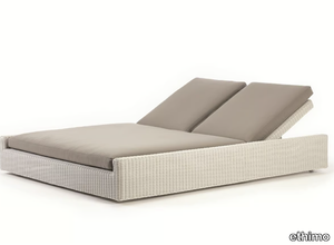 CUBE - Recliner Ethimo EtWick® garden bed _ Ethimo