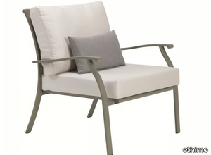 ELISIR - Stackable galvanized steel garden armchair _ Ethimo