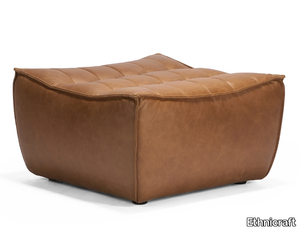 N701 - Leather footstool _ Ethnicraft