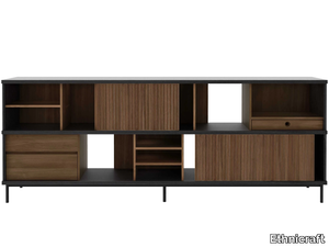 OSCAR - Teak sideboard with sliding doors _ Ethnicraft