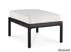 TEAK BLACK JACK - Square teak garden footstool _ Ethnicraft