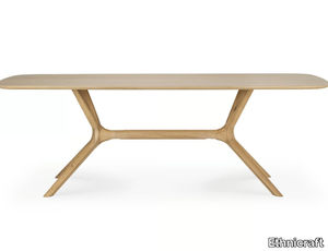 OAK X - Rectangular oak table _ Ethnicraft