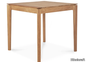 TEAK BOK - Square teak garden table _ Ethnicraft