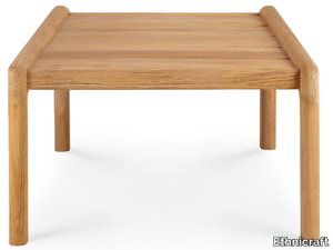 JACK - Square low teak garden side table _ Ethnicraft