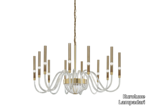 TYRA - Glass chandelier _ Euroluce Lampadari
