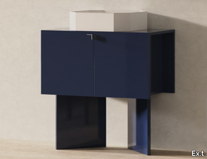 ORIGAMI - Floor-standing single vanity unit with doors _ Ex.t