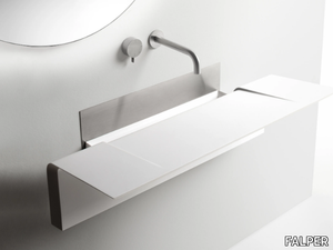 ALA - Wall-mounted Cristalplant® Biobased washbasin _ FALPER