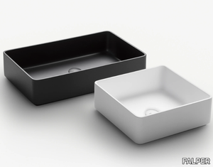 MATT 37–58 - Countertop Ceramilux® washbasin _ FALPER