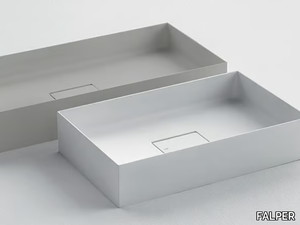 QUATTRO.ZERO – D8J - Rectangular Ceramilux® washbasin _ FALPER