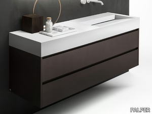 VIAVENETO - Single wall-mounted vanity unit with drawers _ FALPER