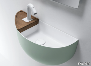 BOWLLINO - Wall-mounted Ceramilux® handrinse basin _ FALPER