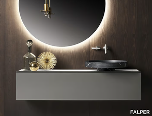 ECCENTRICO - Single wall-mounted vanity unit _ FALPER