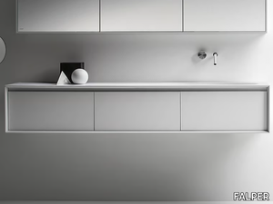 SHAPE EVO - Single wall-mounted vanity unit with drawers _ FALPER