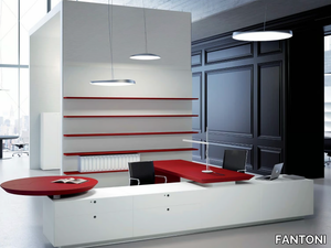 MULTIPLICEO - Modular MDF Office shelving _ FANTONI