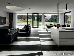 B&W_MARBLE - Porcelain stoneware wall/floor tiles with marble effect _ FLORIM stone
