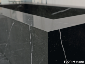 MARBLE - Porcelain stoneware kitchen worktop _ FLORIM stone