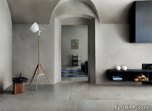 MATIÈRES - Indoor/outdoor porcelain stoneware flooring with concrete effect _ FLORIM stone