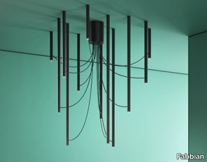 ARI - Anodized aluminium ceiling lamp _ Fabbian