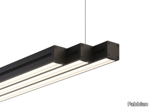 LIGHT GLIDE - LED Anodized aluminium pendant lamp _ Fabbian