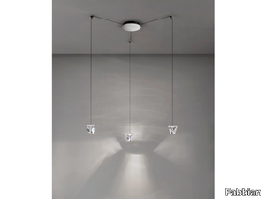 TRIPLA 3 SPOTS - LED crystal pendant lamp _ Fabbian