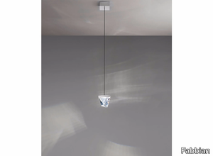 TRIPLA - LED crystal pendant lamp _ Fabbian