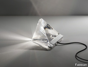 TRIPLA - LED crystal table lamp _ Fabbian