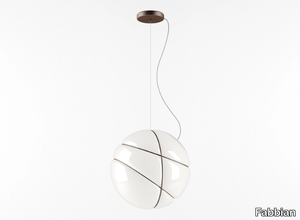 ARMILLA - Blown glass pendant lamp _ Fabbian